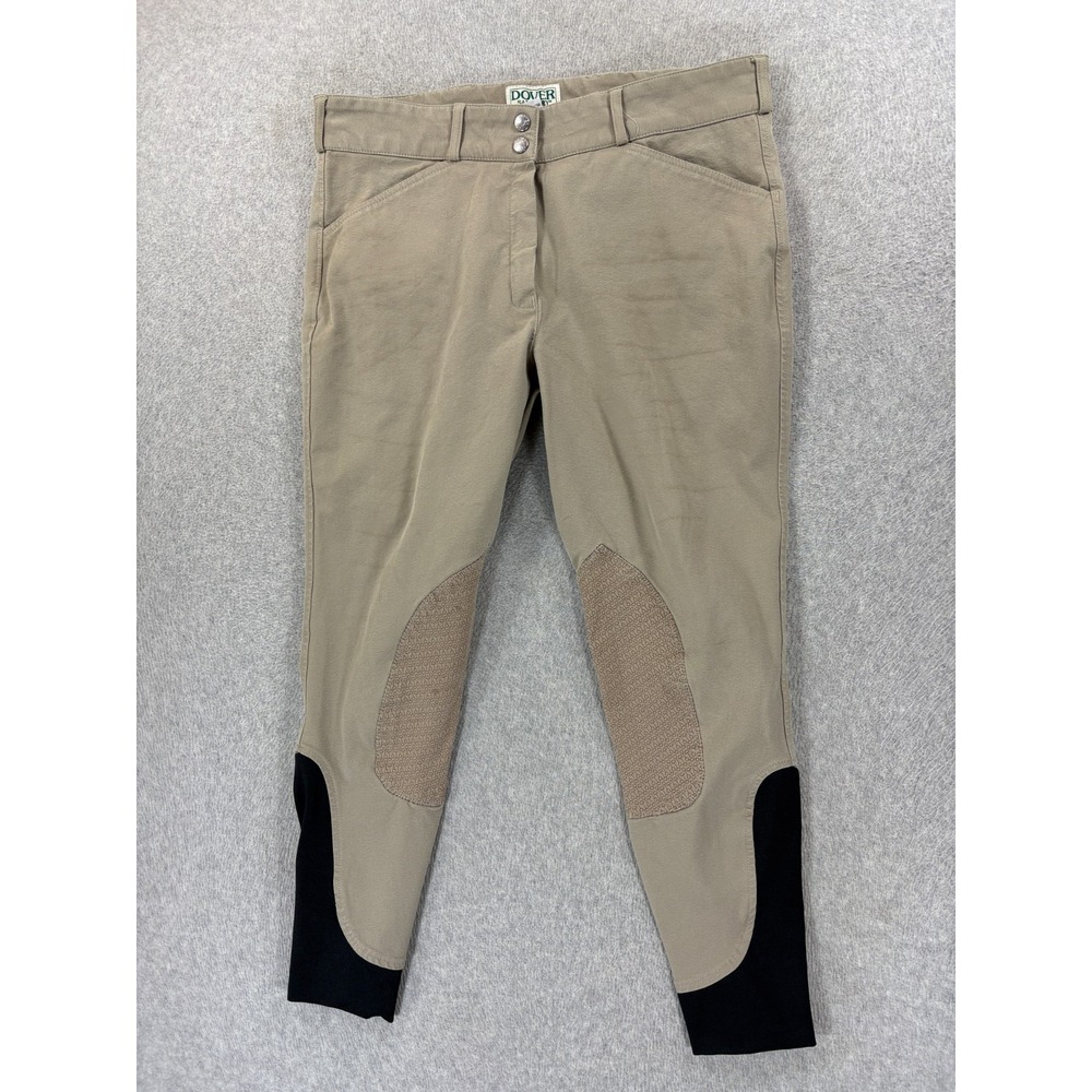Dover Saddlery Equstrian Full Seat Riding Breeches (Women's 32) Tan